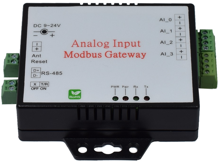 Analog Input to Modbus RTU Gateway4 Channels TECHDesign Hardware